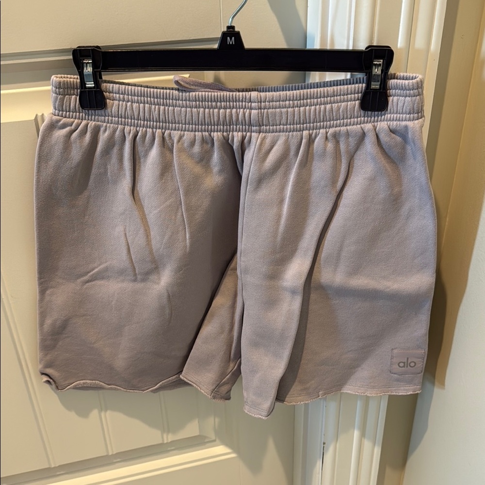 ALO Yoga Purple Athletic Shorts Elastic Waist